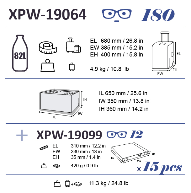 XPW-19064+XPW-19125 SET 240 OPT BLACK
